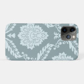Coques Case-Mate iPhone Rococo Damask Art I Duck Egg Blue+Teal (Dos (Horizontal))