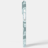 Coques Case-Mate iPhone Rococo Damask Art I Duck Egg Blue+Teal (Verso / Gauche)