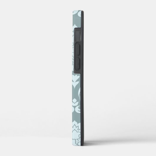 Coques Case-Mate iPhone Rococo Damask Art I Duck Egg Blue+Teal (Verso / Gauche)