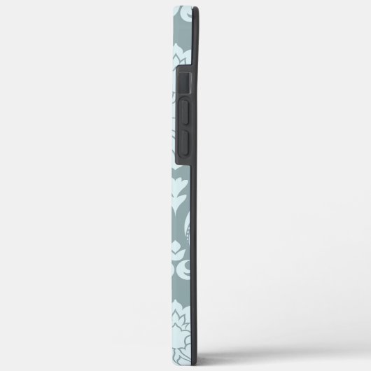 Coques Case-Mate iPhone Rococo Damask Art I Duck Egg Blue+Teal (Verso / Gauche)