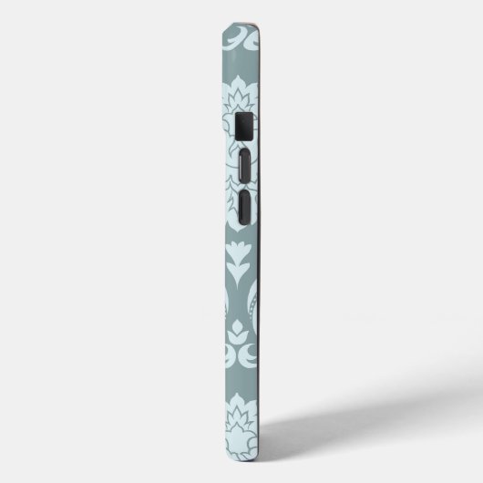 Coques Case-Mate iPhone Rococo Damask Art I Duck Egg Blue+Teal (Verso / Gauche)