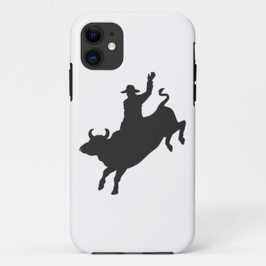 Coques Case-Mate iPhone Rodeo Bull Ride silhouette (Dos)
