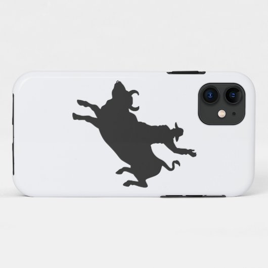 Coques Case-Mate iPhone Rodeo Bull Ride silhouette (Dos (Horizontal))