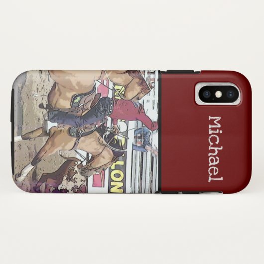 Coques Case-Mate iPhone Rodéo Team Roping (Dos (Horizontal))