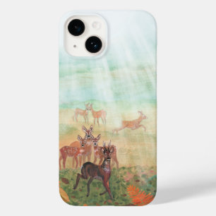Coque Pour iPhone 14 Roe Deer Capreolus capreolus dans la lumière du so