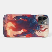 Coques Case-Mate iPhone Roi Démon : Art de l'Ombre du Dragon Éternel (Dos (Horizontal))