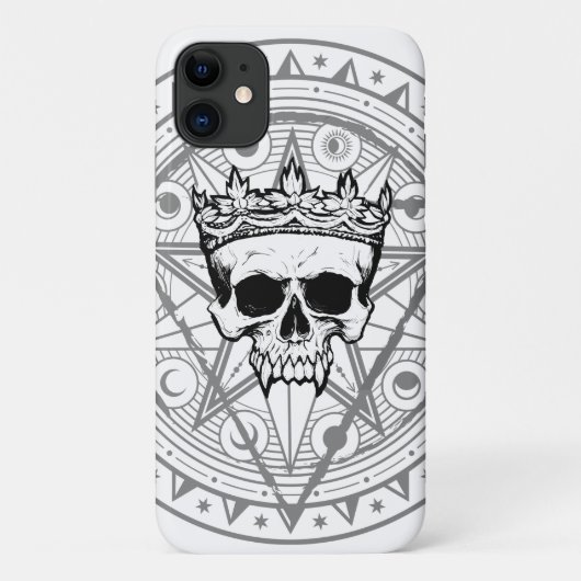 Coques Case-Mate iPhone Roi des morts : Dark Royal Vampire Sigil White (Dos)