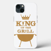 Coques Case-Mate iPhone Roi Du Grill, Or (Verso)