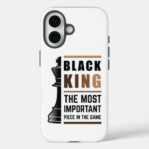 Coques iPhone 16 Roi Noir La Pièce la Plus Importante du Jeu 2