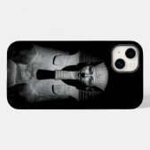 Coques Case-Mate iPhone Roi pharaon noir et blanc (Verso (horizontal))