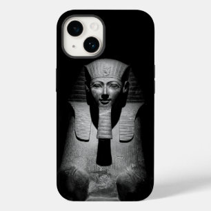 Coque Pour iPhone 14 Roi pharaon noir et blanc