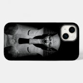 Coques Case-Mate iPhone Roi pharaon noir et blanc (Verso (horizontal))