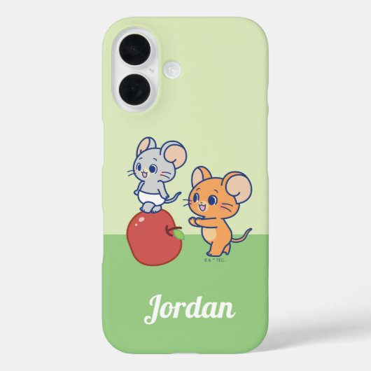 Coques Case-Mate iPhone Rollage Anime Tuffy et Jerry Apple (Verso)