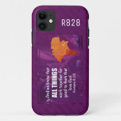 Coques Case-Mate iPhone Romains 8:28 | TOUTES LES CHOSES FONCTIONNENT ENSE (Dos)
