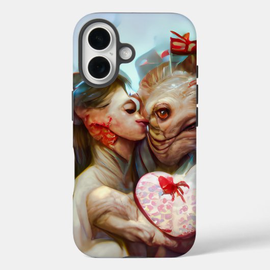 Coques Case-Mate iPhone Romance Alien lunatique (Verso)