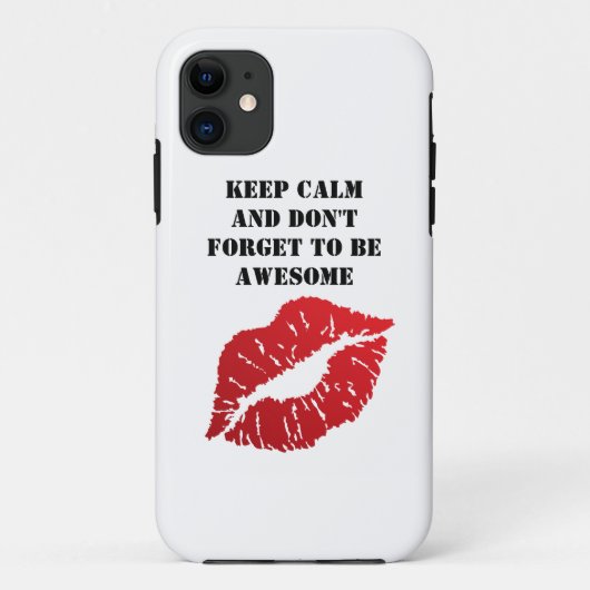 Coques Case-Mate iPhone Romantic chic luxe red lips (Dos)
