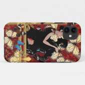 Coques Case-Mate iPhone Romantic dancers et butterflies (Dos (Horizontal))