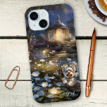 Coques iPhone 16 Romantic Fairy Tale Gazebo Terrier Chien<br><div class="desc">étui téléphonique d'Imaginaire avec une scène de conte de fées avec un mignon chien de terrier dans un jardin magique avec des lumières scintillantes la nuit. Vous pouvez ajouter vos initiales personnalisées (facultatif,  vous pouvez également supprimer le modèle).</div>