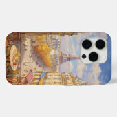 Coques Case-Mate iPhone Romantic Parisian Balcony View Oil Painting (Verso (horizontal))
