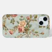 Coques Case-Mate iPhone Romantic Vintage Rose Garden (Verso (horizontal))