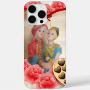 iPhone 16 Pro Max Case Romantique Amour Coeur Art Imprimer
