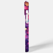 Coques Case-Mate iPhone Romantique Moderne Coeurs d'Amour Nom personnalisé (Verso / Gauche)