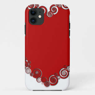 Coque iPhone 11 Romantique Valentine amour coeur rouge