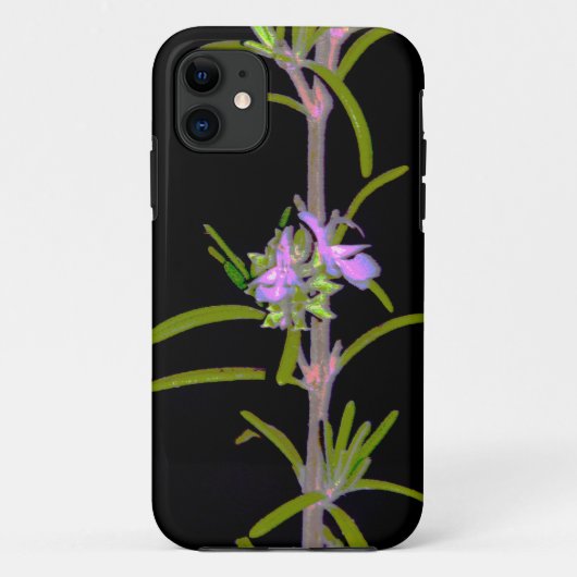 Coques Case-Mate iPhone Romarin en fleurs (Dos)