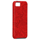 Coques Case-Mate iPhone Rome antique en rouge (Dos/Droit)