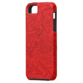Coques Case-Mate iPhone Rome antique en rouge (Dos gauche)