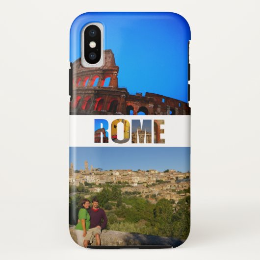 Coques Case-Mate iPhone Rome Italie Vacances 2 Photos Collage (Dos)
