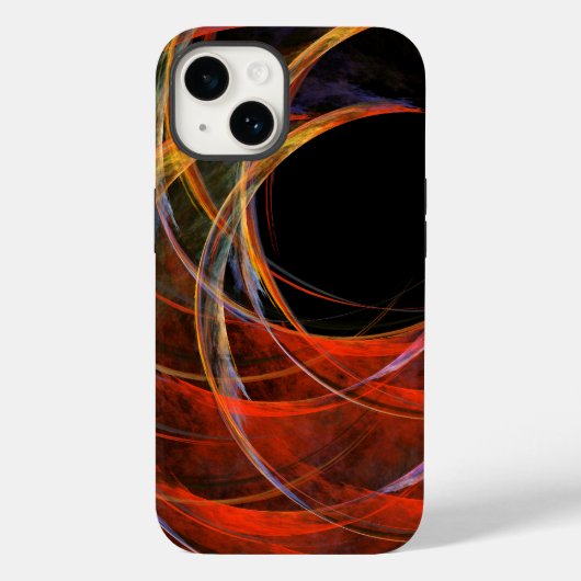 Coques Case-Mate iPhone Rompre le cercle de l'art Abstrait (Verso)