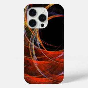 Coque iPhone 15 Pro Rompre le cercle de l'art Abstrait