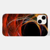 Coques Case-Mate iPhone Rompre le cercle de l'art Abstrait (Verso (horizontal))