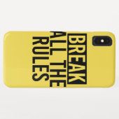 Coques Case-Mate iPhone Rompre toutes les règles (Dos (Horizontal))