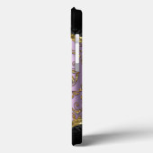 Coques Case-Mate iPhone Rona Damassé Élégant Monogramme (Verso / Gauche)