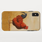 Coques Case-Mate iPhone Rooster chicken de Rhode Island (Dos (Horizontal))