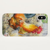 Coques Case-Mate iPhone Rooster Fière (Dos (Horizontal))