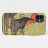 Coques Case-Mate iPhone Rooster Steinlen Cocorico (Dos (Horizontal))