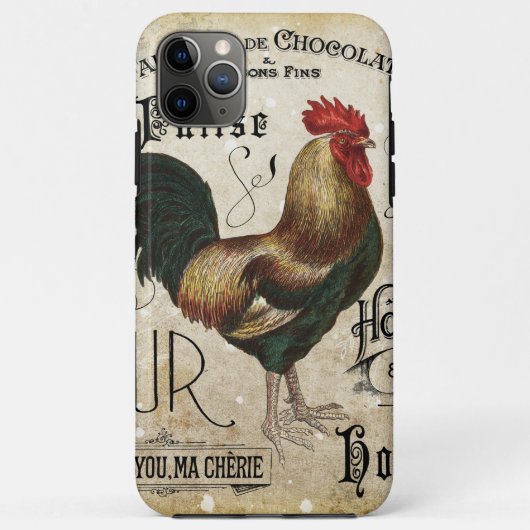 Coques Case-Mate iPhone Rooster vintage (Dos)