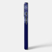Coques Case-Mate iPhone Rosace bleue (Verso / Gauche)