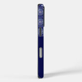 Coques Case-Mate iPhone Rosace bleue (Verso / Droite)