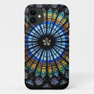 Coque Case-Mate Pour iPhone Rosace de verre coloré en France à Strasbourg