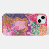 Coques Case-Mate iPhone Rose Abstrait multicolore, violet, bleu (Verso (horizontal))