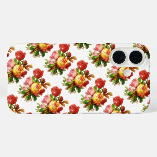 Coques Case-Mate iPhone Rose anglais (Verso (horizontal))