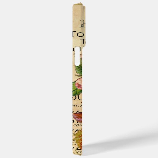 Coques Case-Mate iPhone Rose antique (Verso / Droite)