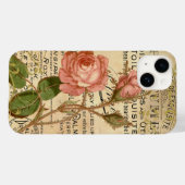 Coques Case-Mate iPhone Rose antique (Verso (horizontal))