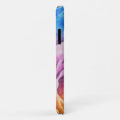 Coques Case-Mate iPhone Rose arc-en-ciel aquarelle (Dos/Droite)
