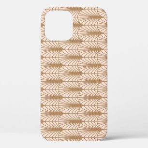 Case-Mate iPhone Case Rose Art déco : Plumes de paon doré