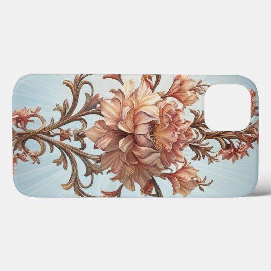 Coques Case-Mate iPhone Rose baroque (Verso (horizontal))